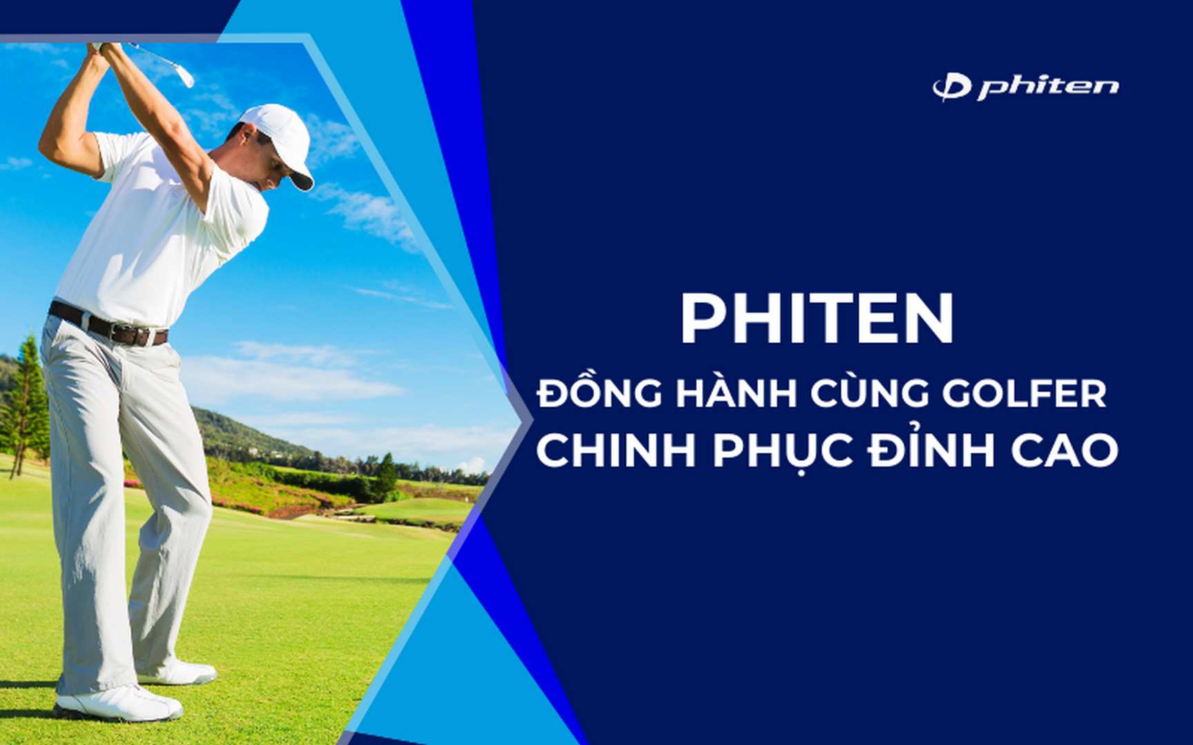 Phiten – Đồng hành cùng golfer chinh phục đỉnh cao