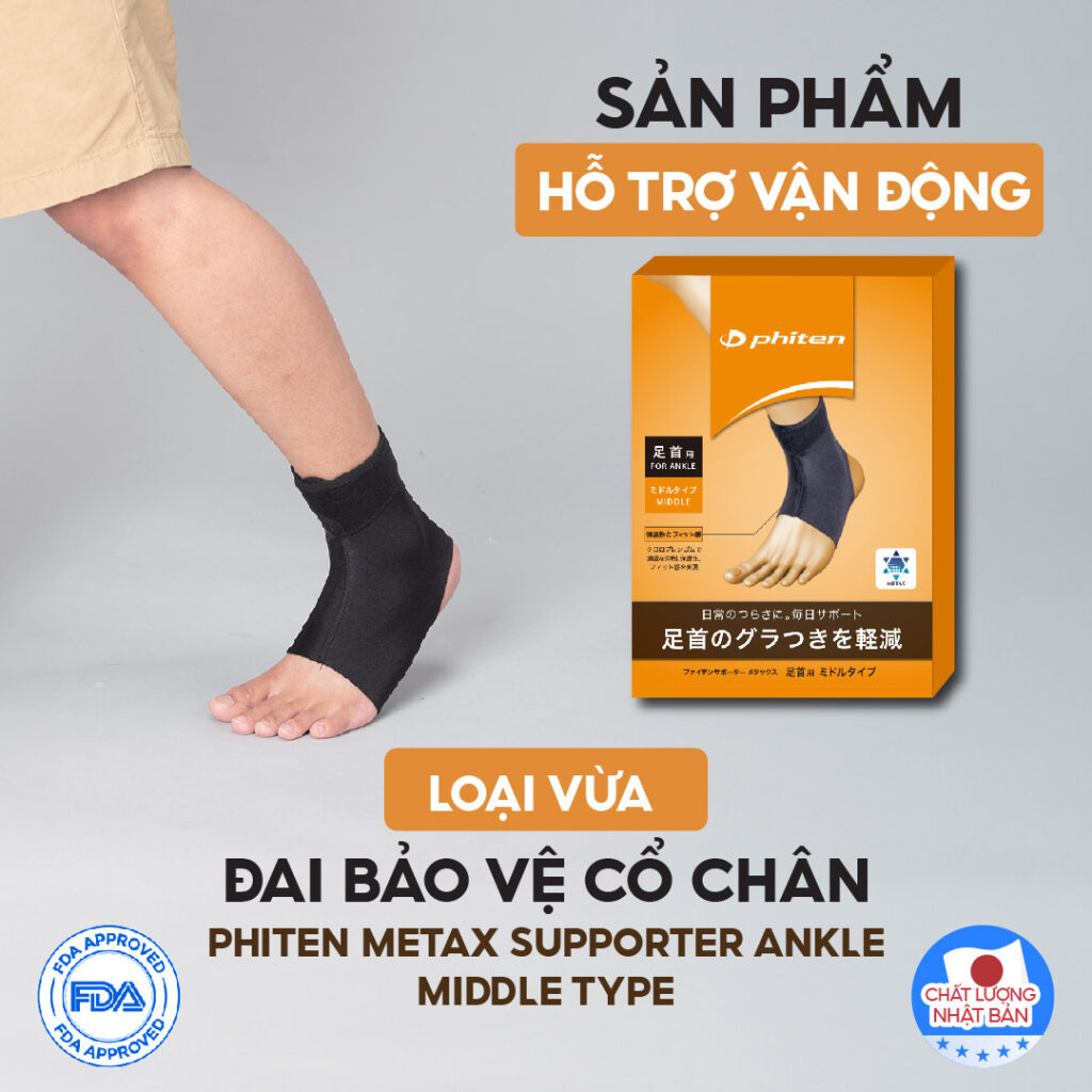 đai bảo vệ cổ chân Nhật Bản